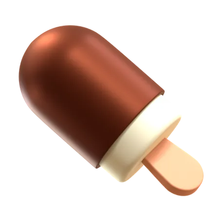 Schoko-Vanille-Eis  3D Icon
