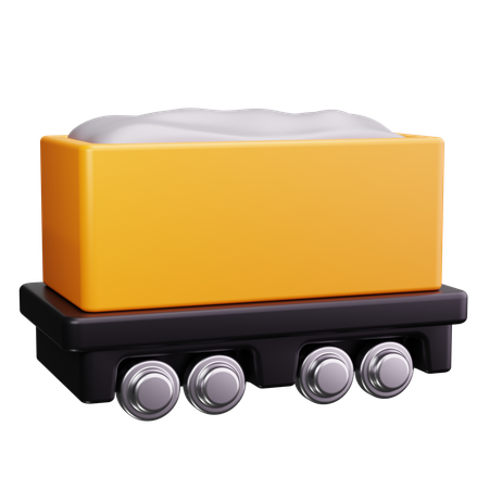 Eisenbahnwaggon  3D Icon