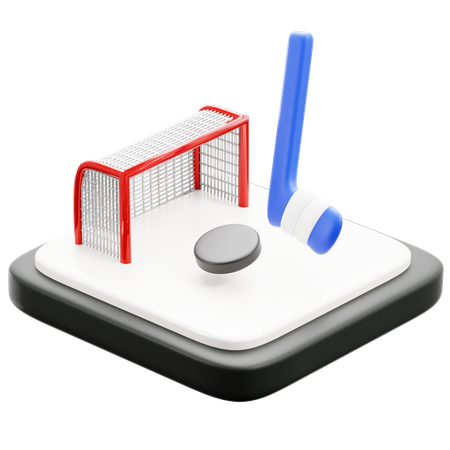 Eishockey  3D Icon