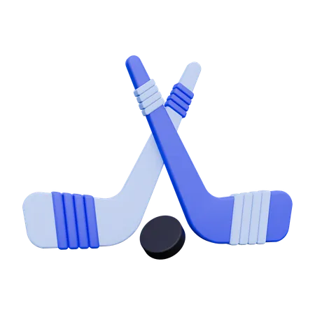 Eishockey  3D Icon