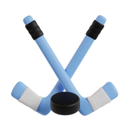 Eishockey  3D Icon