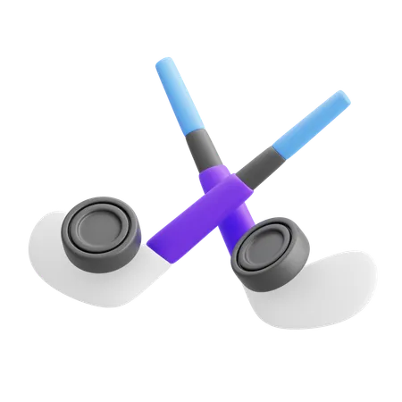 Eishockey  3D Icon