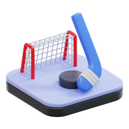 Eishockey  3D Icon