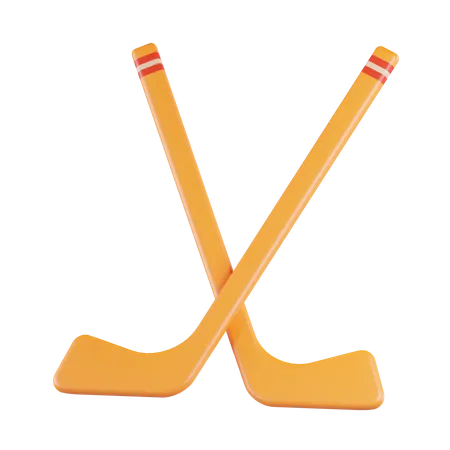 Eishockeyschläger  3D Icon