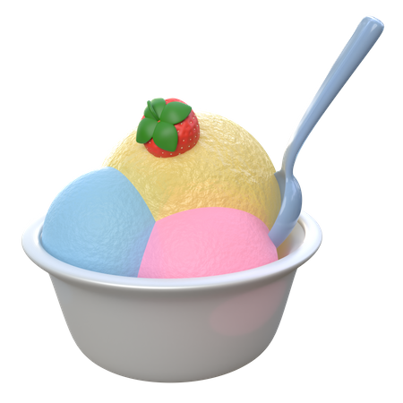 Eisbecher  3D Icon