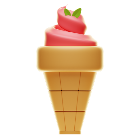 Eistüte  3D Icon