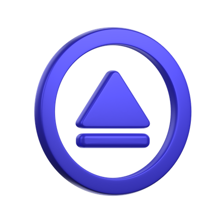 Eject Button  3D Icon