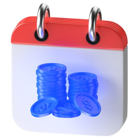 Año financiero  3D Icon