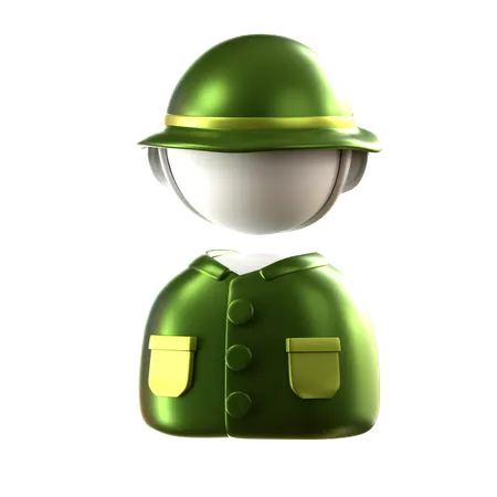 Ejército  3D Icon
