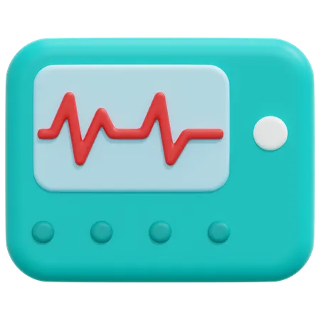 EKG  3D Icon