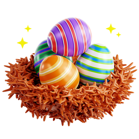 El huevo de Pascua  Ícono 3D