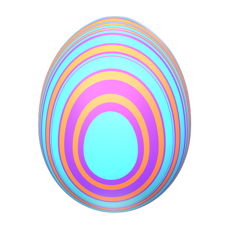 El huevo de Pascua  3D Icon