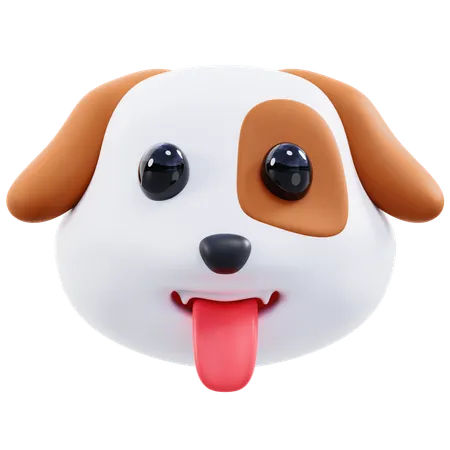 El perro se resbaló  3D Icon