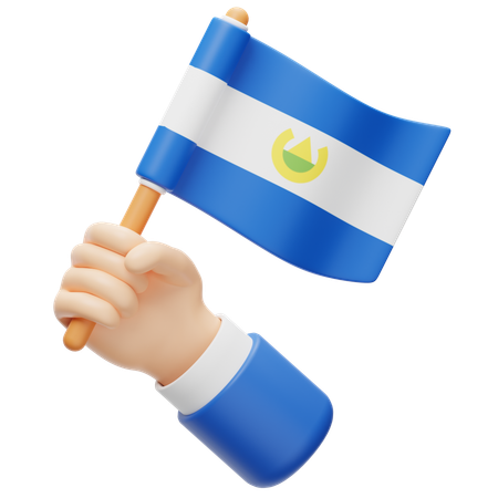 Bandeira de salvador  3D Icon