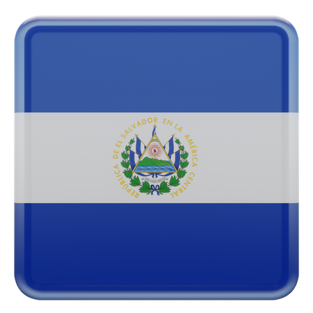 El-Salvador-Flagge  3D Flag