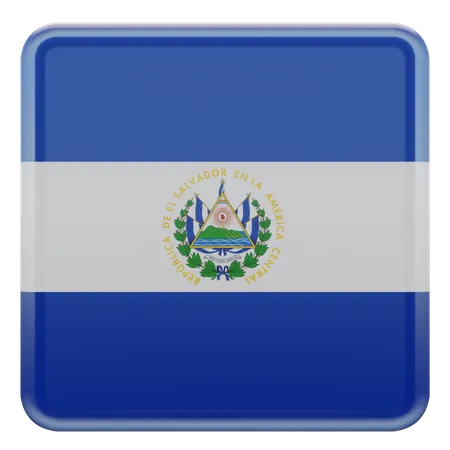 El-Salvador-Flagge  3D Flag