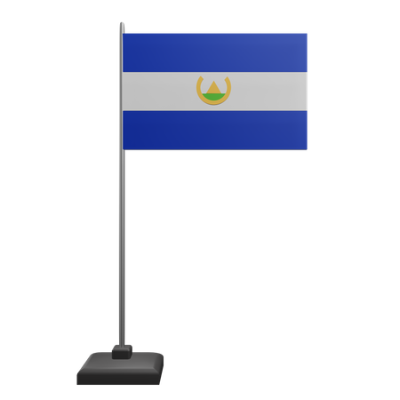 エルサバドルの国旗  3D Icon