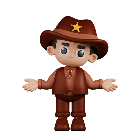 El sheriff no tiene idea  3D Icon