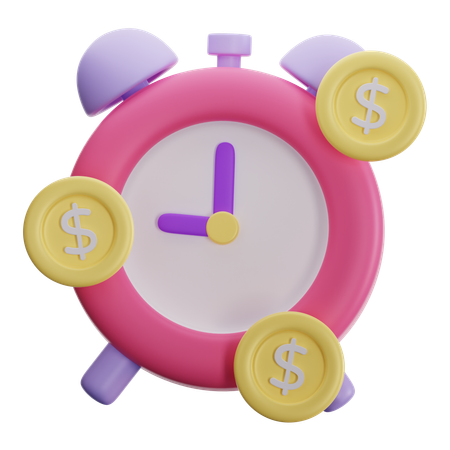 El tiempo es dinero  3D Icon