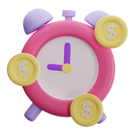 El tiempo es dinero  3D Icon