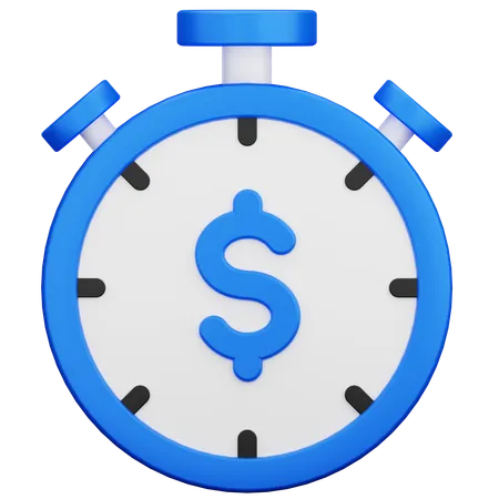 El tiempo es dinero  3D Icon