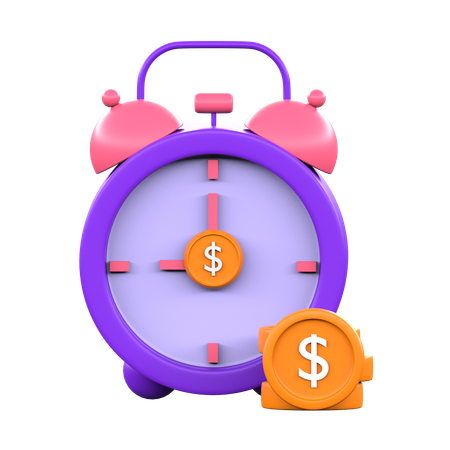 El tiempo es dinero  3D Icon