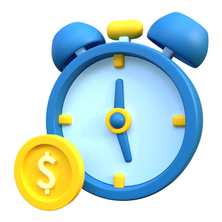 El tiempo es dinero  3D Icon