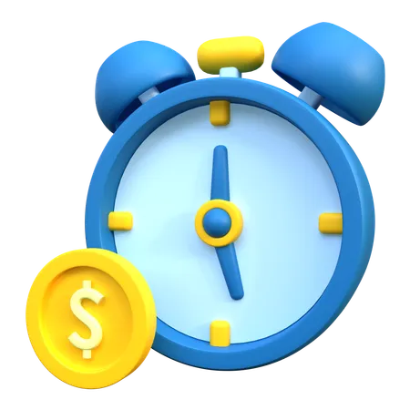 El tiempo es dinero  3D Icon