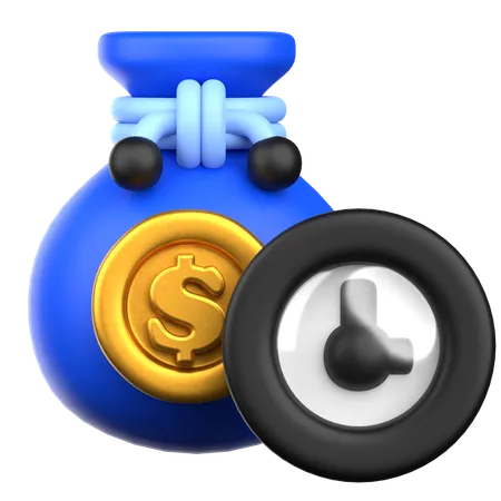 El tiempo es dinero  3D Icon