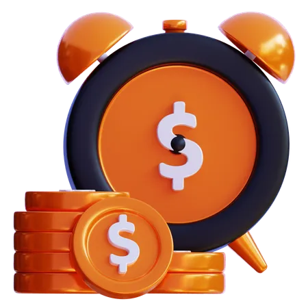 El tiempo es dinero  3D Icon