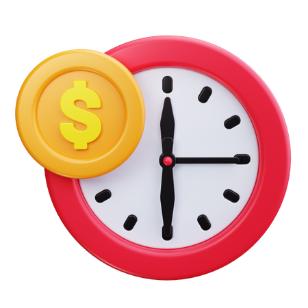 El tiempo es dinero  3D Icon