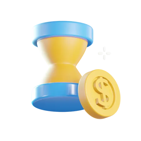 El tiempo es dinero  3D Icon