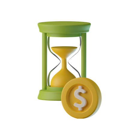 El tiempo es dinero  3D Icon