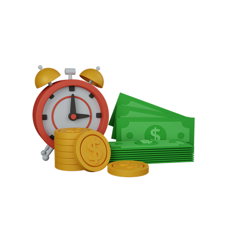 El tiempo es dinero  3D Icon