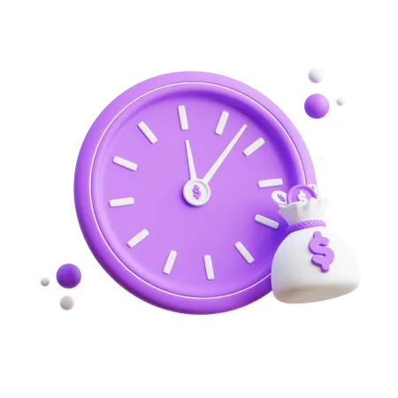 El tiempo es dinero  3D Icon