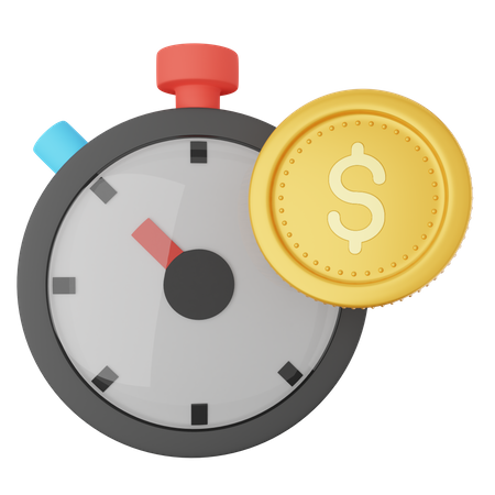 El tiempo es dinero  3D Icon