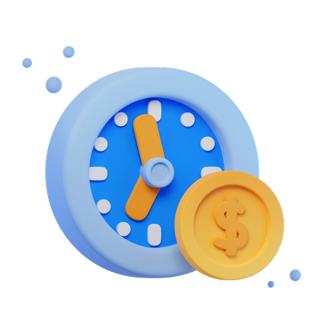 El tiempo es dinero  3D Icon