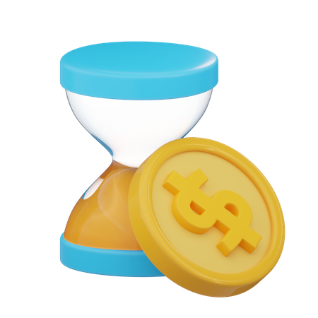 El tiempo es dinero  3D Icon