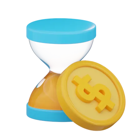 El tiempo es dinero  3D Icon