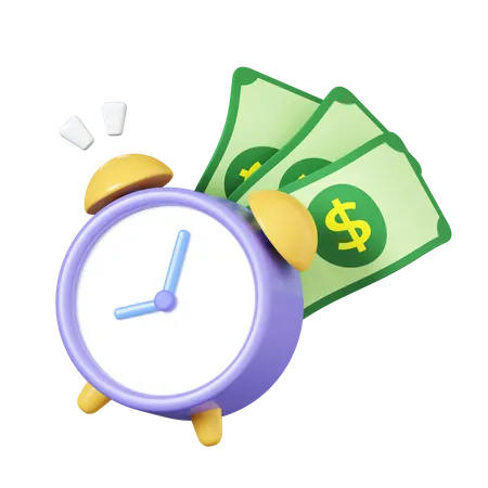 El tiempo es dinero  3D Icon