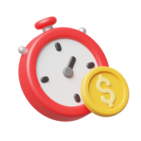 El tiempo es dinero  3D Icon