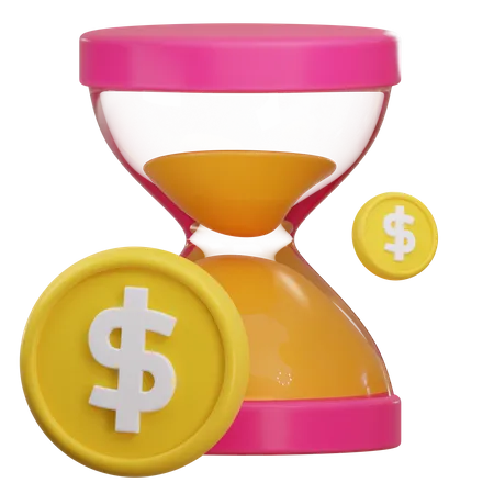 El tiempo es dinero  3D Icon