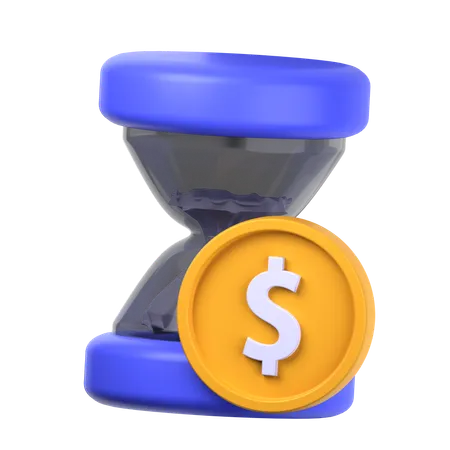 El tiempo es dinero  3D Icon