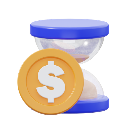 El tiempo es dinero  3D Icon