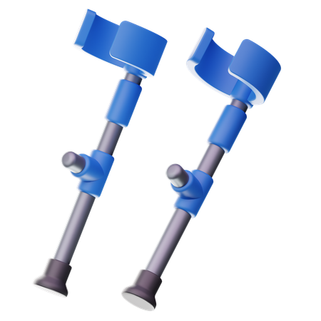 Elbow Crutch  3D Icon