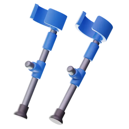Elbow Crutch  3D Icon