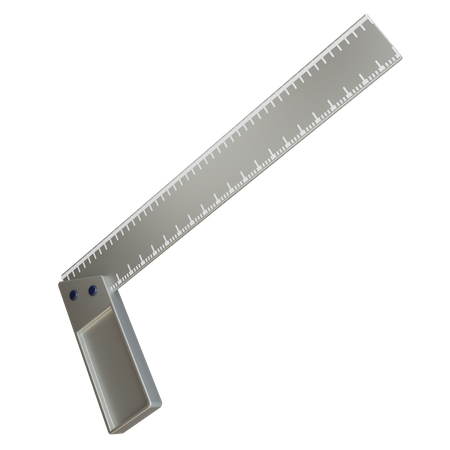 Elbow Ruler  3D Illustration