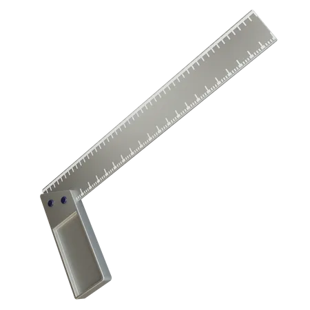 Elbow Ruler  3D Illustration