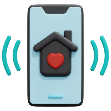 Elderly Home App  3D Icon