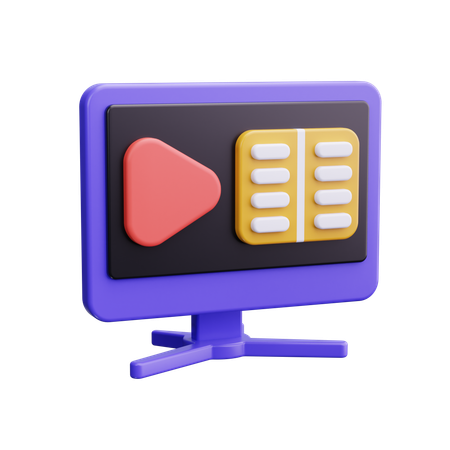 Elearning  3D Icon